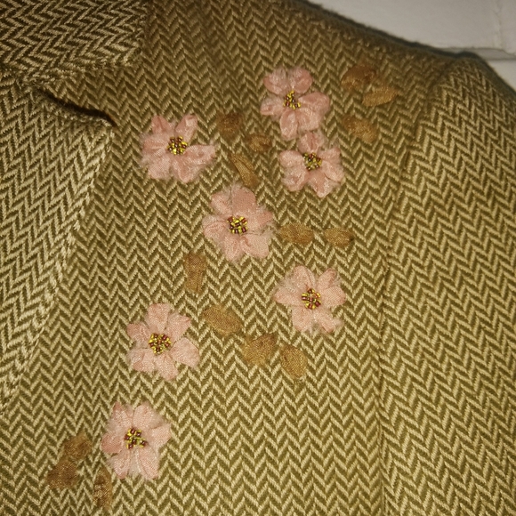 American Eagle Tweet Embroidered Blazer - Picture 3 of 6
